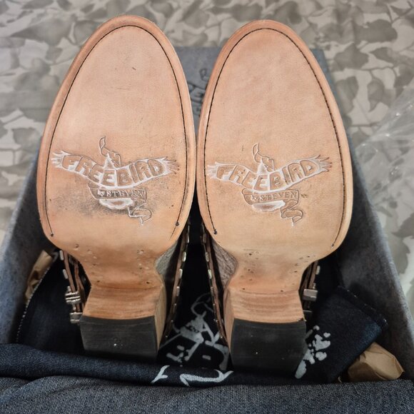 Blade Taupe Croco Size 8 Freebird by Steven NWT - Picture 6 of 9